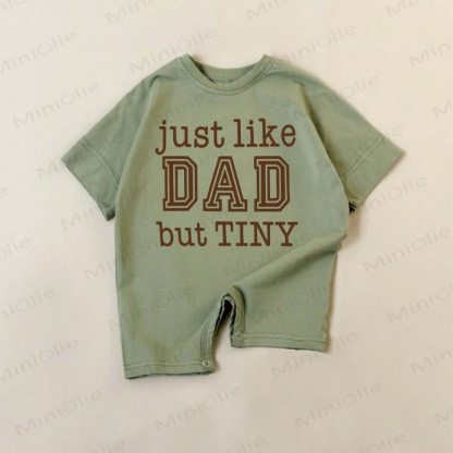 JUST LIKE DAD BUT TINY Baby Green Romper - Green - 18-24M - image 1