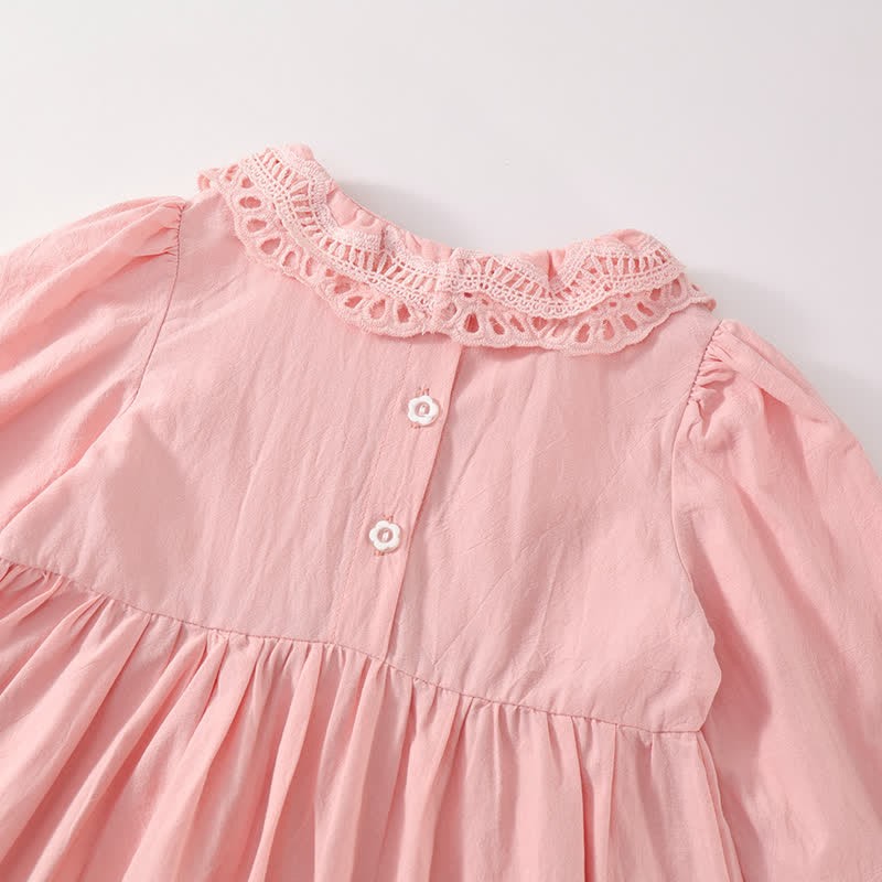 Toddler Strawberry Bow Bunny Sweet Dress - image 6