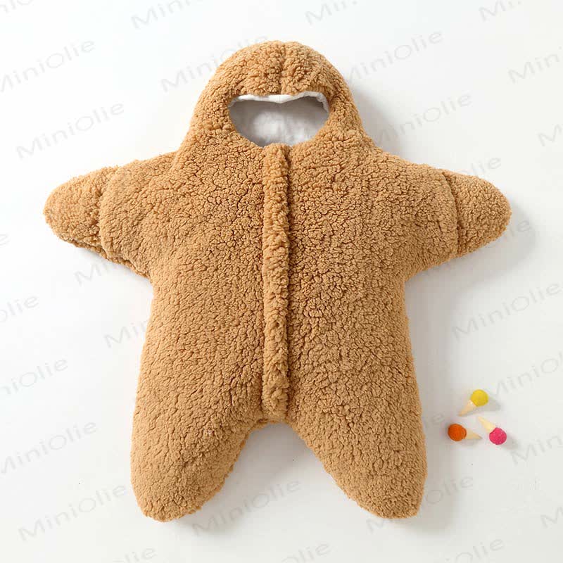 Baby Newborn Starfish Warm Sleeping Bag  - Khaki - 0-6M - image 10