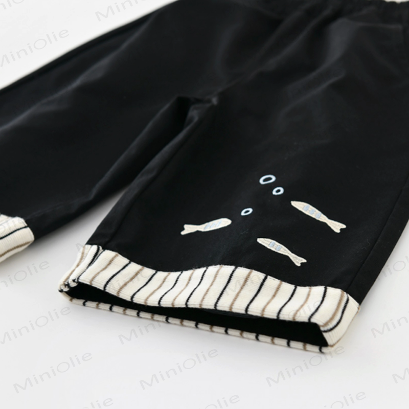 Baby Toddler Penguin Striped Sweatshirt or Fish Pants - image 10