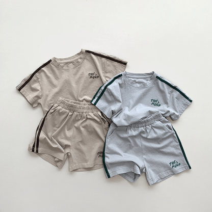 THE MOON Toddler Striped Sleeves T-Shirt - image 10