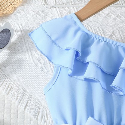 Toddler Flower Bow Tulle Charming Dress - image 19