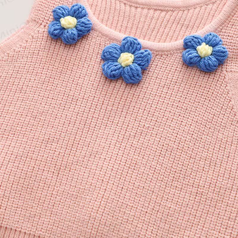 Baby Toddler Girl Flower 3-Piece Set - image 6