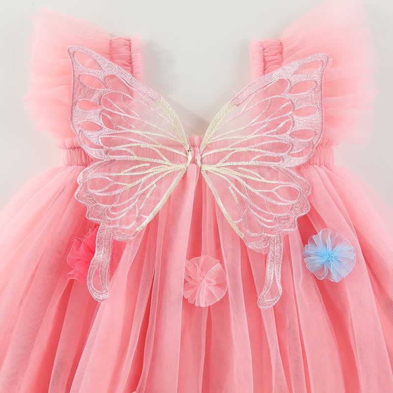 Toddler Butterfly Wings Tulle Dress - image 44