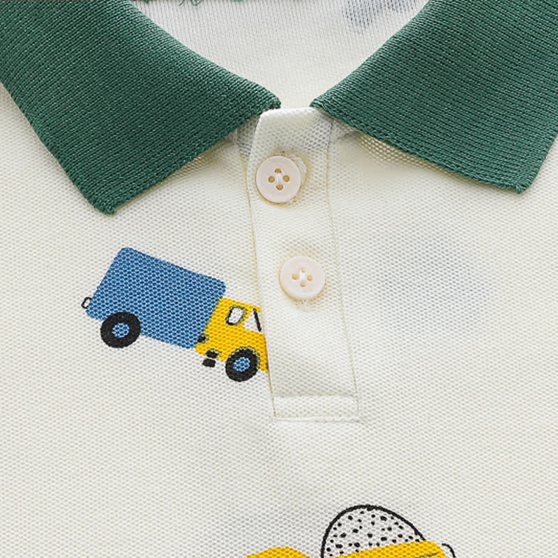 Baby 2-Piece Polo Vehicle Denim Set - image 11