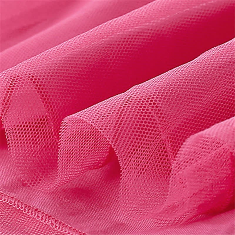 Toddler Youthful Flower Tulle Pink Dress - image 6