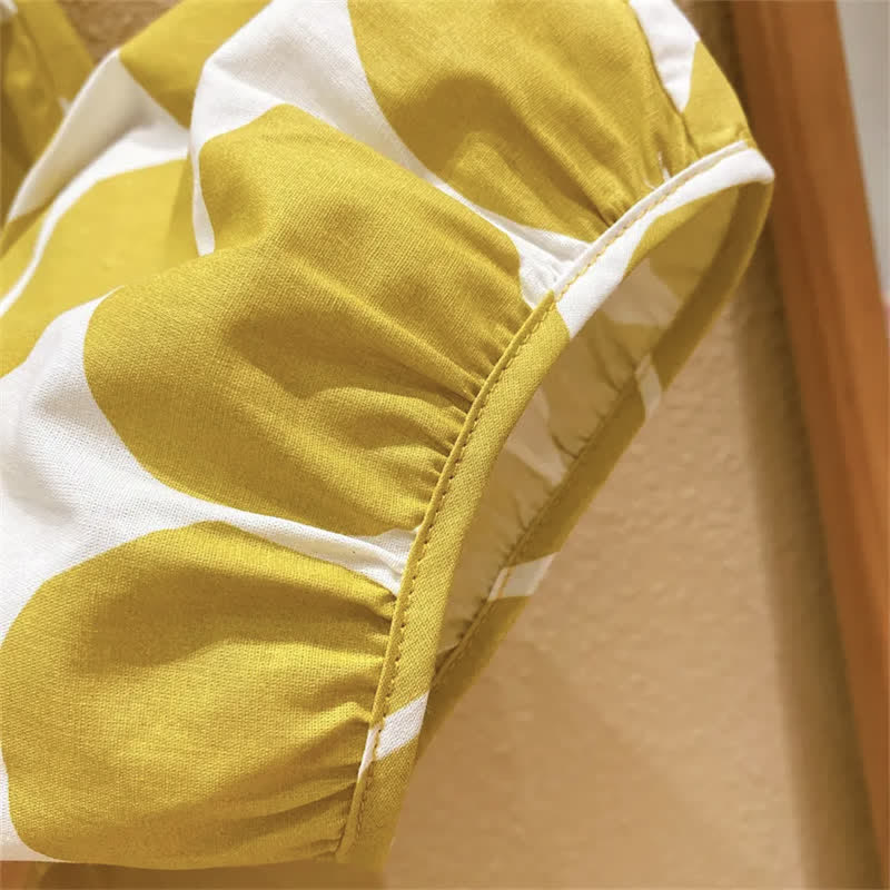 Toddler 2-Piece Yellow Dots Set with Hat - image 13