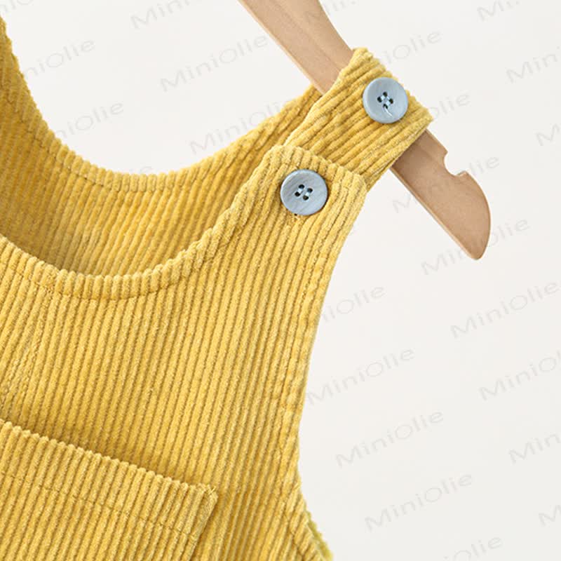 Toddler Dachshund Pocket Corduroy Overalls - image 8