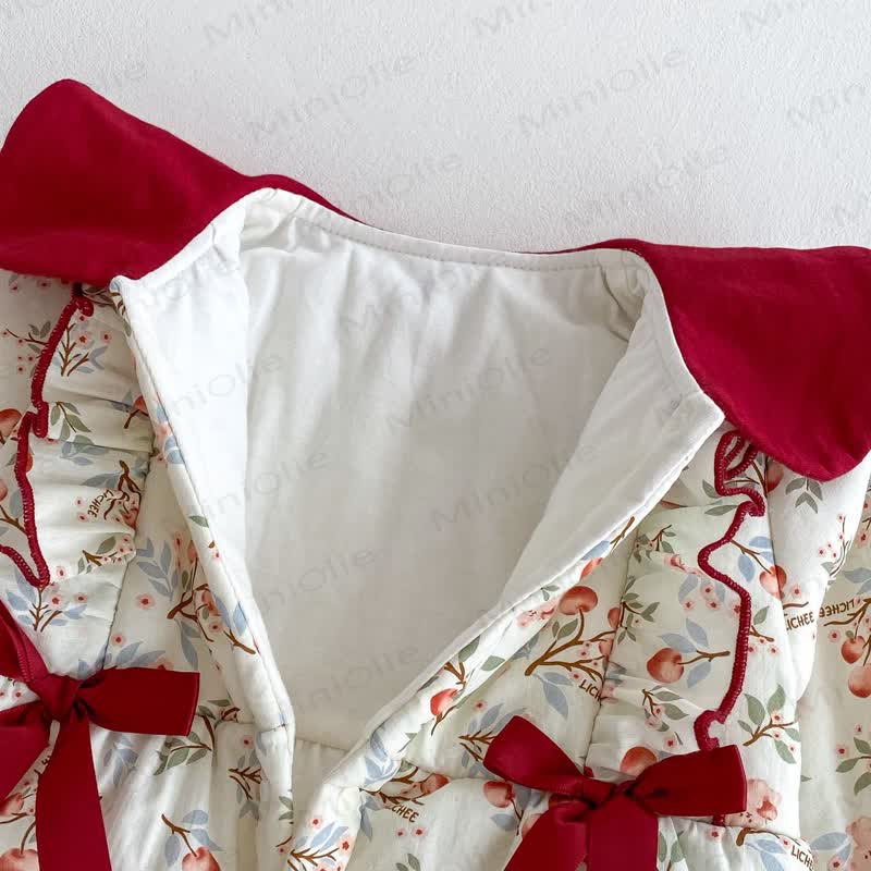  Baby Christmas Floral Romper - image 6