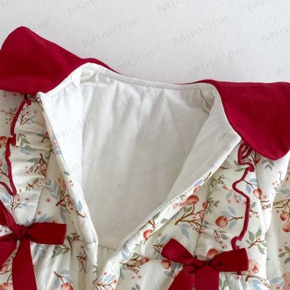  Baby Christmas Floral Romper - image 6