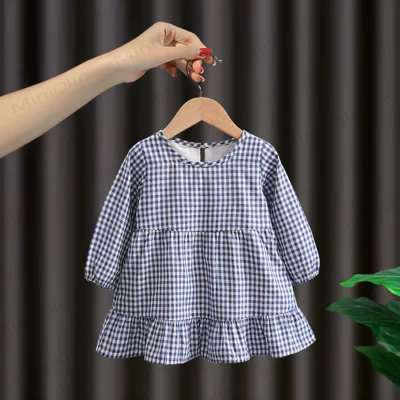 Baby Toddler Plaid Dress and Cardigan - image 3