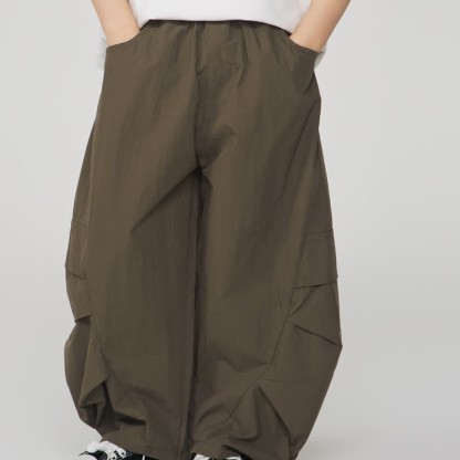 Kid Boy Plain Worker Loose Pants - image 9
