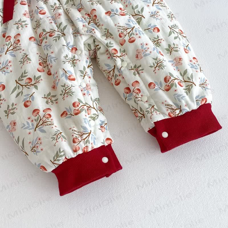  Baby Christmas Floral Romper - image 8