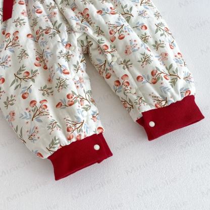  Baby Christmas Floral Romper - image 8