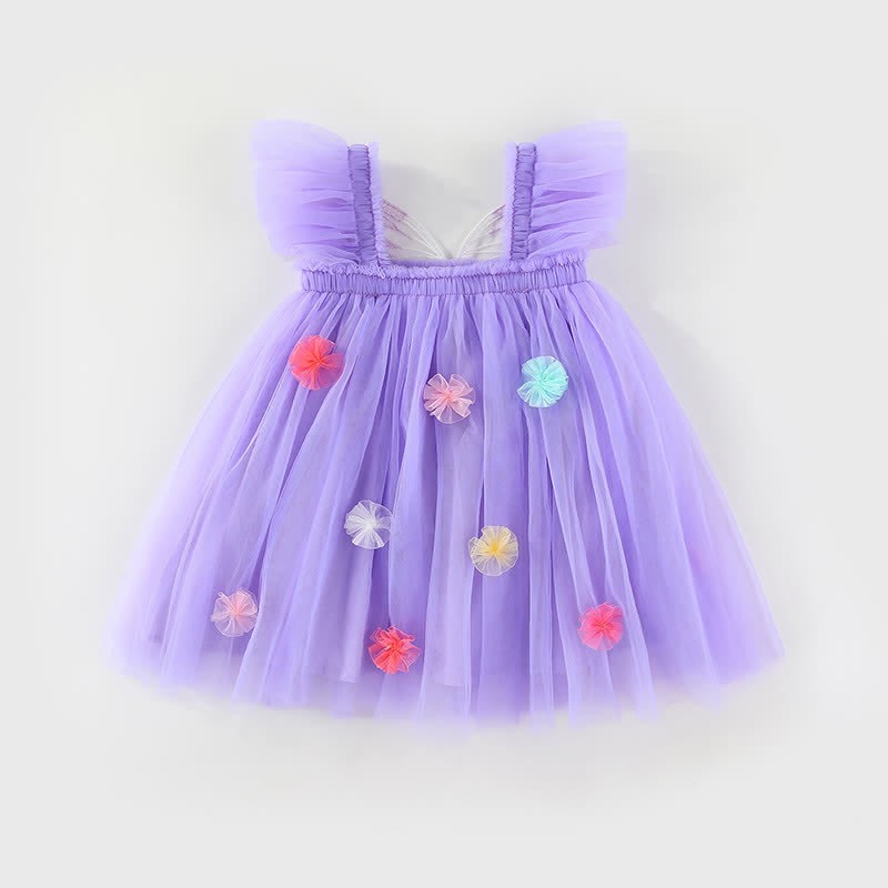 Toddler Butterfly Wings Tulle Dress - image 32