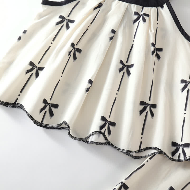 Toddler Kid Girl Bow Stripe 2-piece Set - image 7