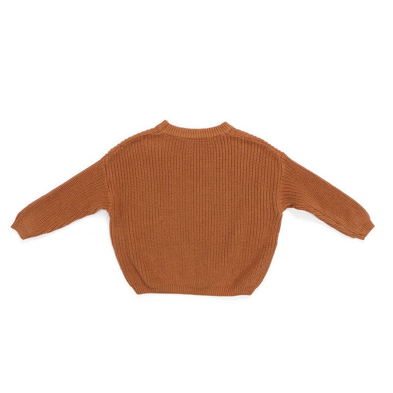 Baby Toddler Solid Color Warm Sweater - image 7