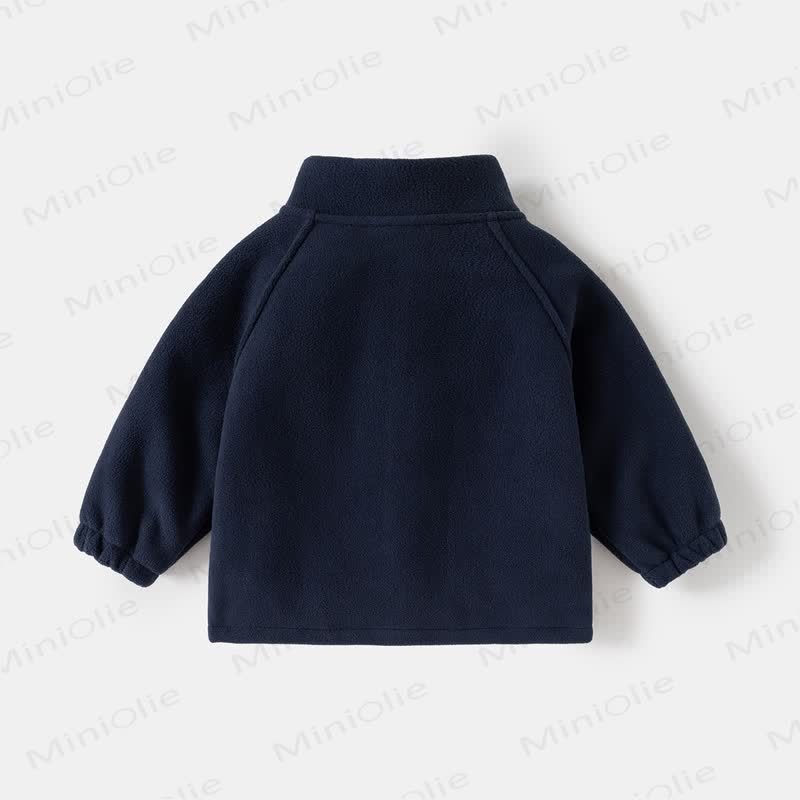 Toddler Polar Fleece Stand Collar Outerwear - image 3