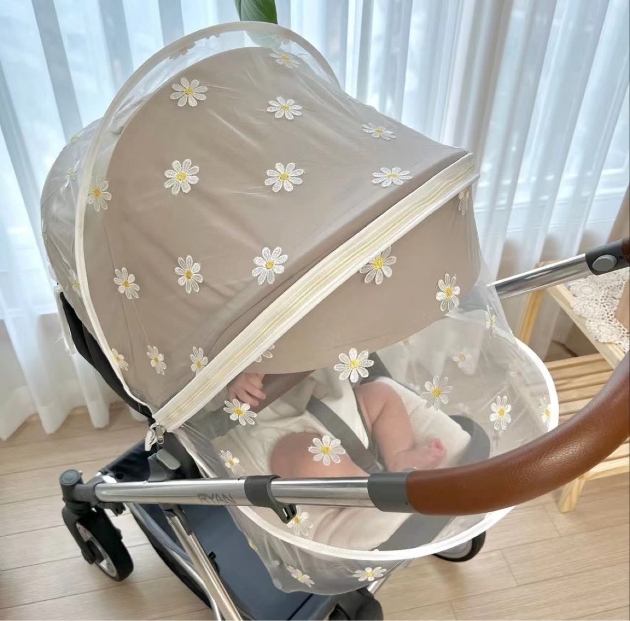 Baby Stroller Daisy Mosquito Net - image 2