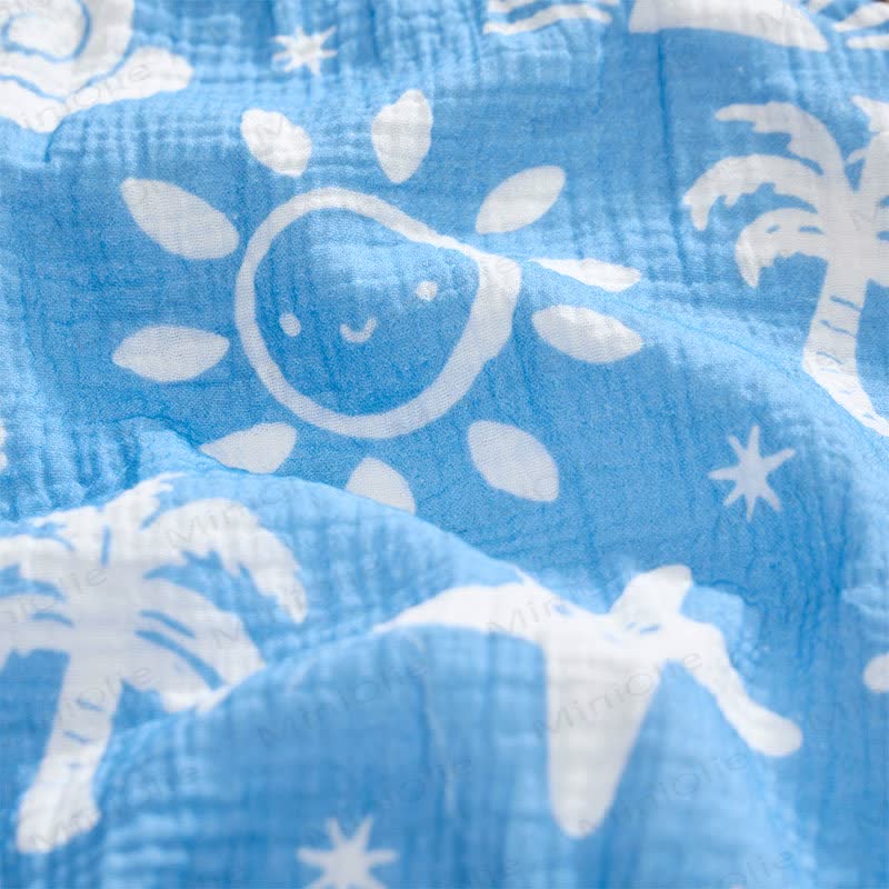 Baby Marine Print Romper with Hat - image 7
