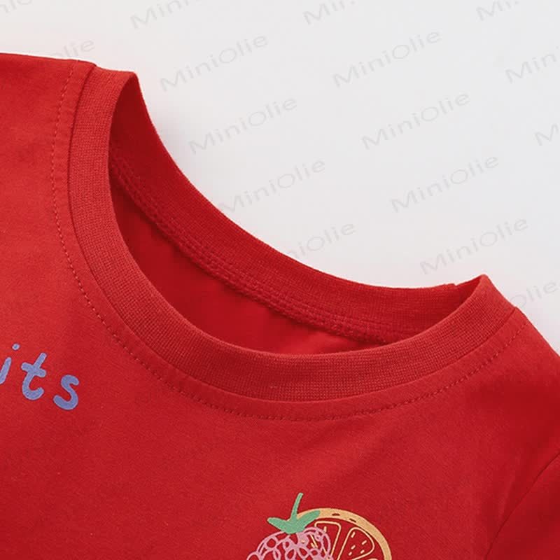 FUN FRUITS Toddler Kid Red Dress - image 3