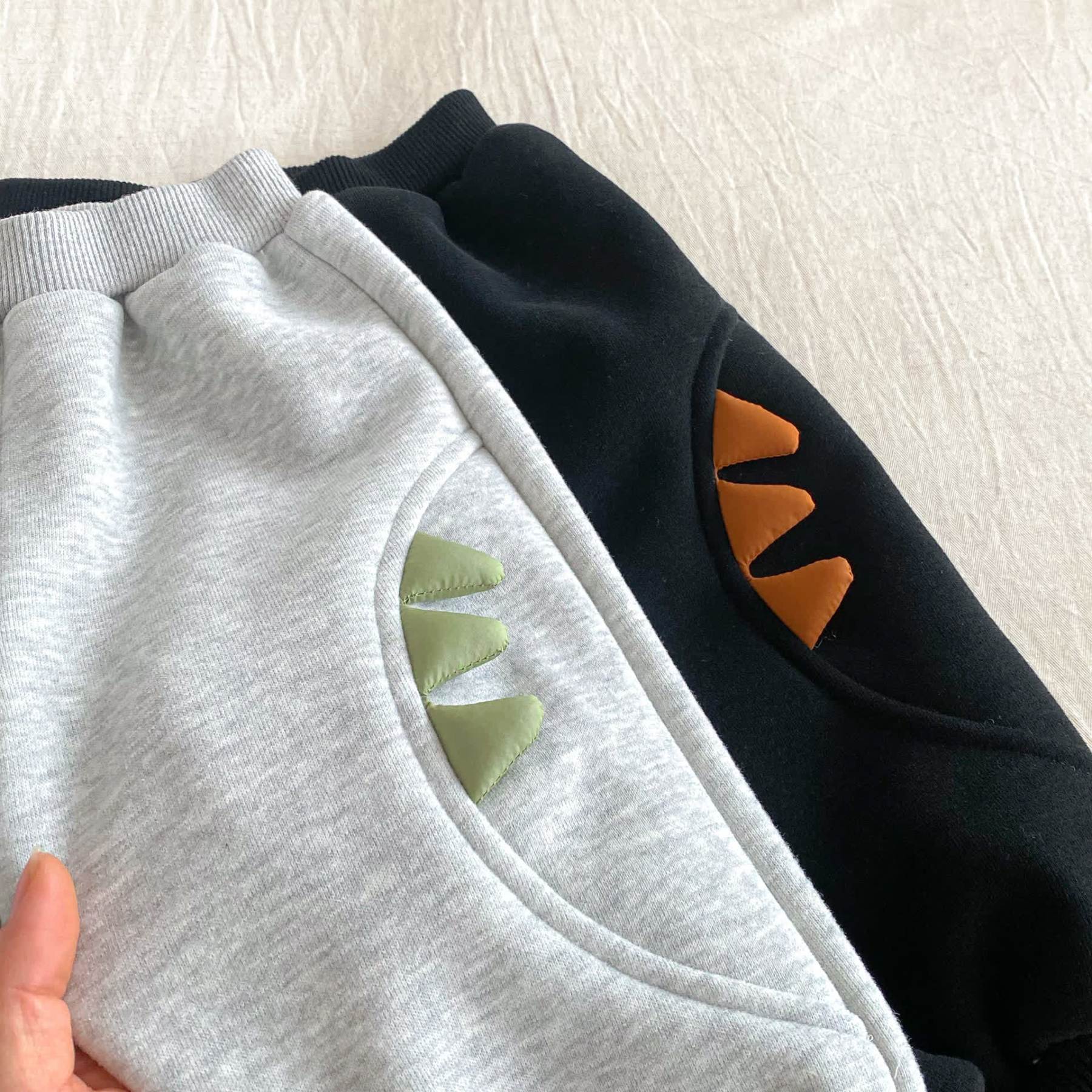 DINOSAUR Baby Toddler Boy Fleece Lined Top Or Pants - image 13