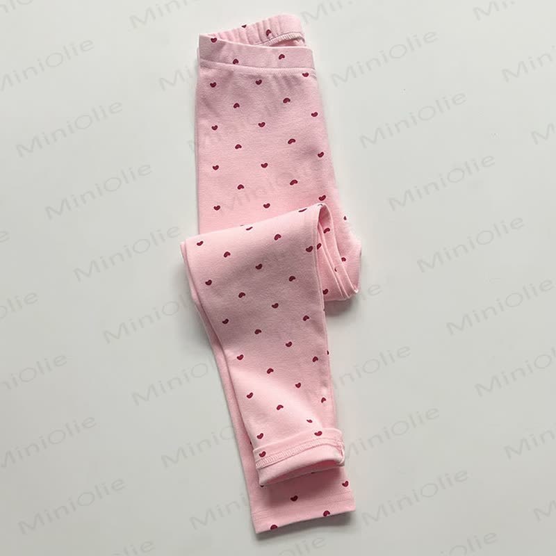 Toddler Kid Girl Leggings - Pink Love - 14Y - image 3