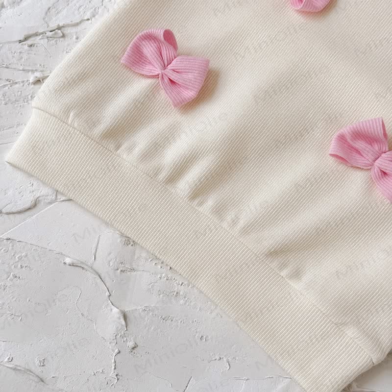 Baby 2-Piece Bow Sweatshirt and Pants Set - image 7