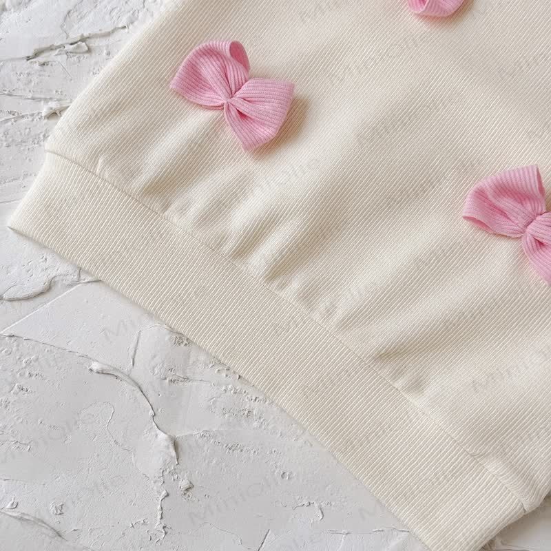 Baby 2-Piece Bow Sweatshirt and Pants Set - image 7