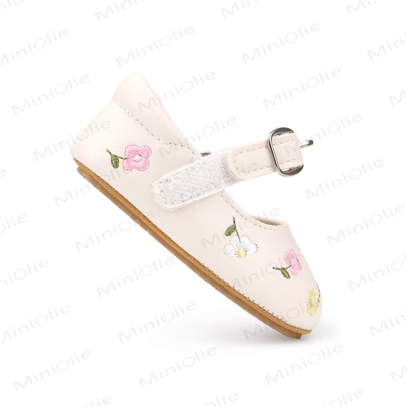 Baby Flower Embroidered Shoes - image 6