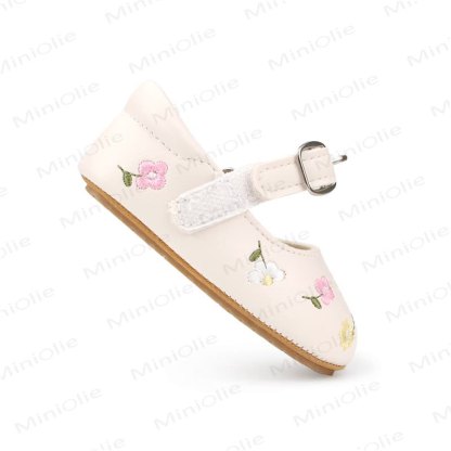 Baby Flower Embroidered Shoes - image 6