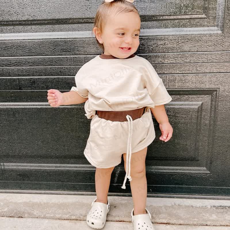 Baby 2-Piece Soft Sweatsuit Loose Set - image 4