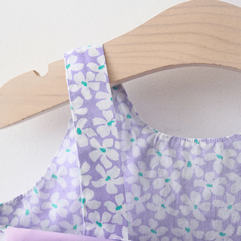 Baby Vibrant Flower Bow Dress with Hat - image 3