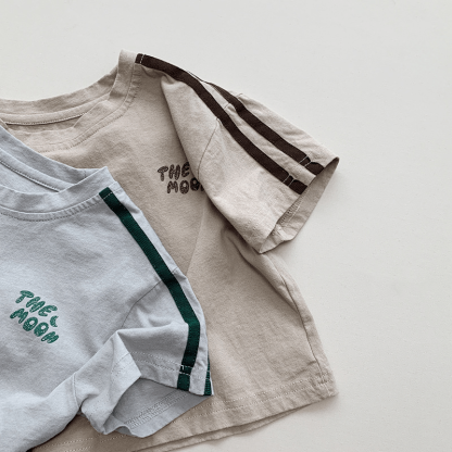 THE MOON Toddler Striped Sleeves T-Shirt - image 7