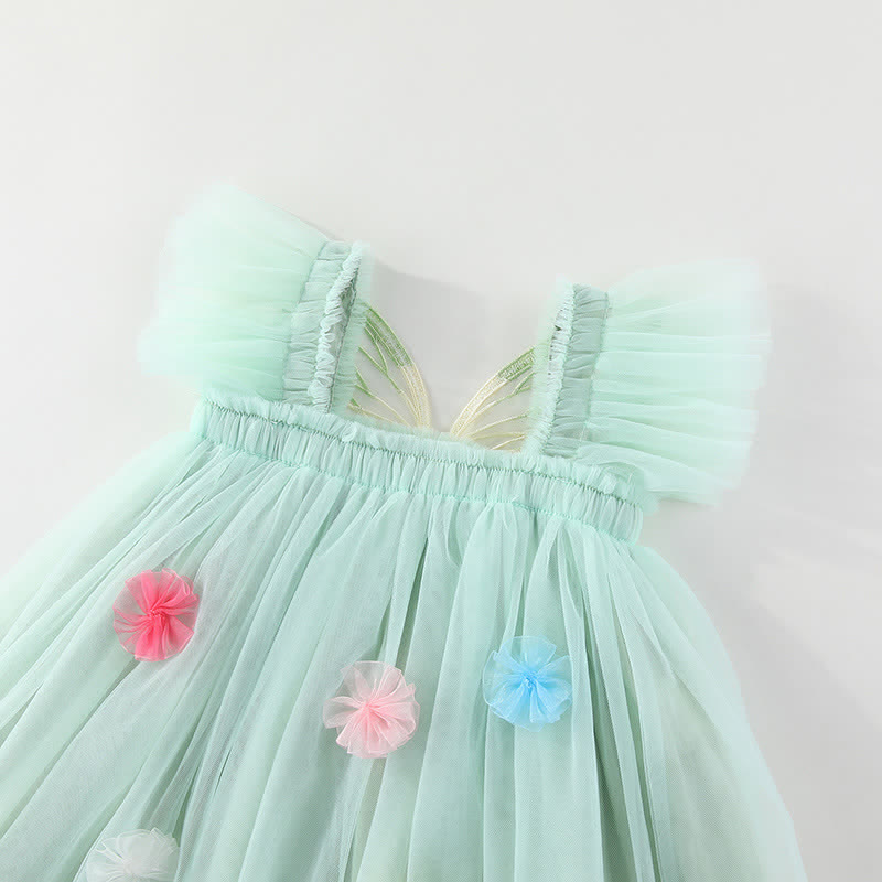 Toddler Butterfly Wings Tulle Dress - image 13