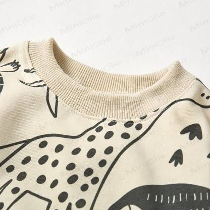 Baby Beige Animal 2-piece Set - image 5