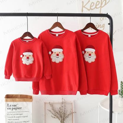 Family Matching Santa Claus Fleece Lined Sweatshirt - image 6