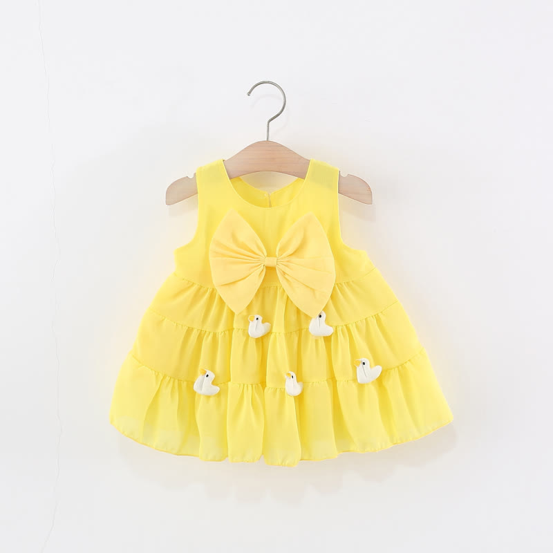 Toddler Lovely 3D Animal Mushroom Dress - Yellow - 5-7T - image 11