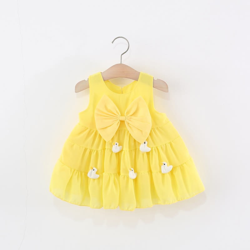 Toddler Lovely 3D Animal Mushroom Dress - Yellow - 5-7T - image 11