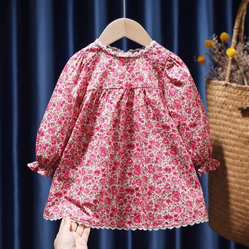 Toddler Floral Dress and Cardigan - image 12