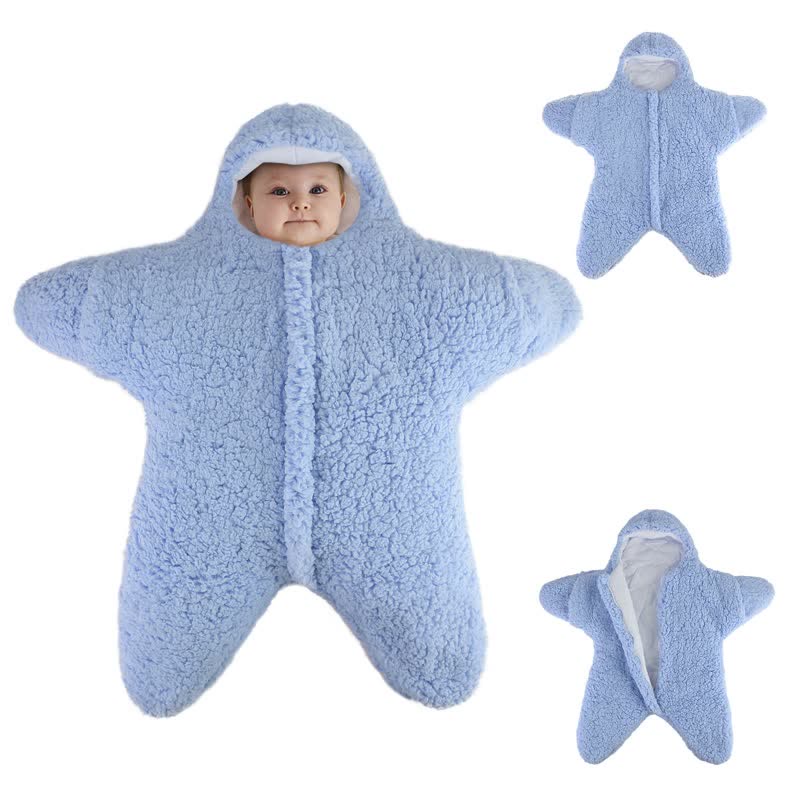 Baby Newborn Starfish Warm Sleeping Bag Khaki 0 6M