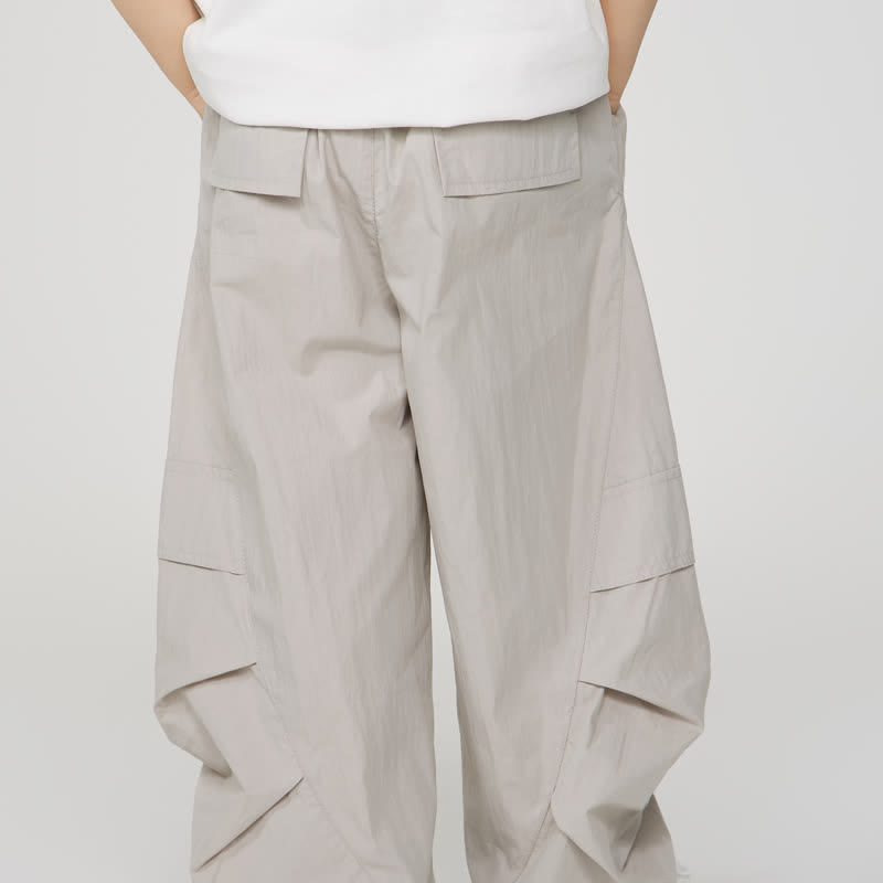 Kid Boy Plain Worker Loose Pants - image 6