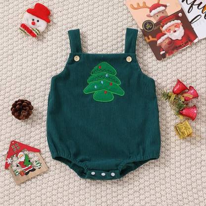 Baby Christmas Tank Bodysuit - Green - 12-18M - image 5