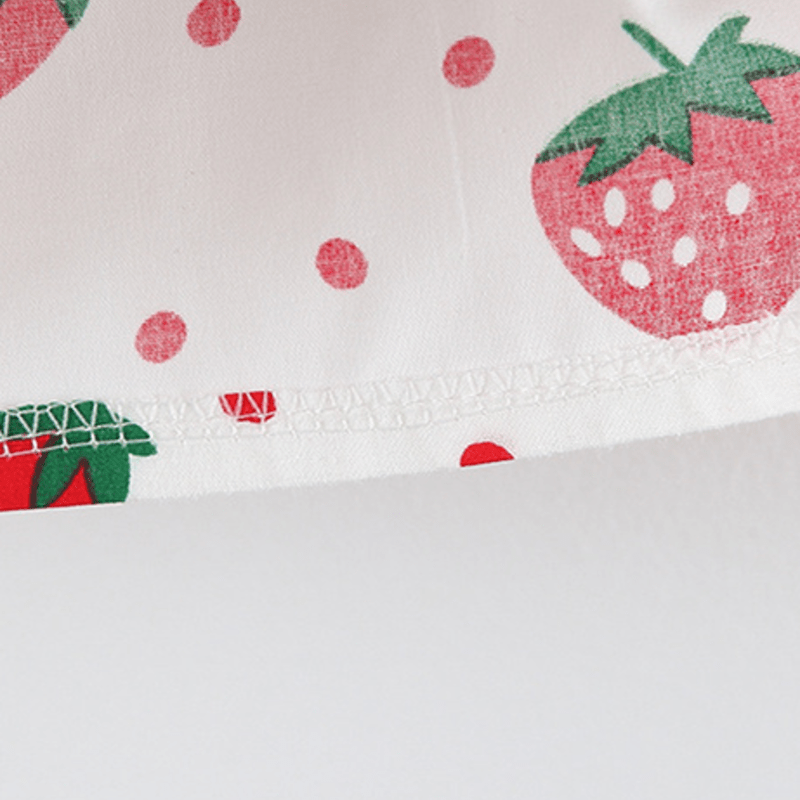 Baby Strawberry Dots Dress with Hat - image 13