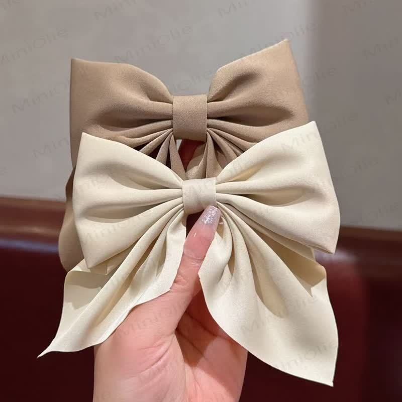 1PC Baby Plain Bow Hair Clip - image 6