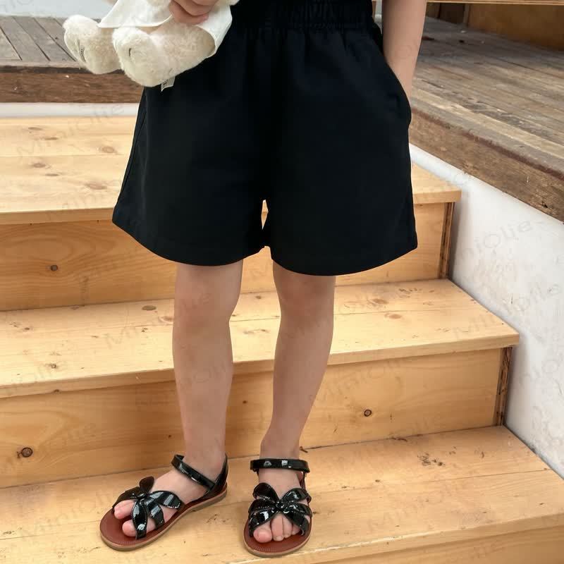 Kid Girl Solid Color Shorts  - image 18