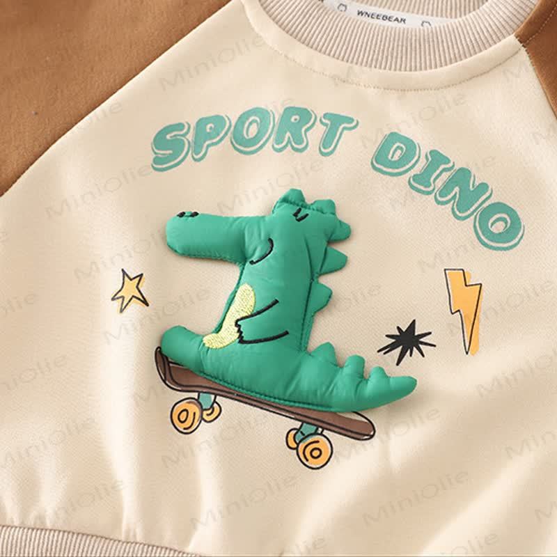 SPORT DINO Baby Toddler Boy Crocodile 2-piece Set - image 6