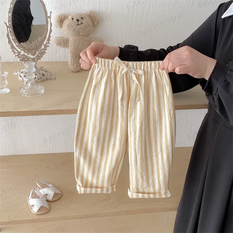Baby Toddler Vertical Striped Minimalist Pants – MiniOlie