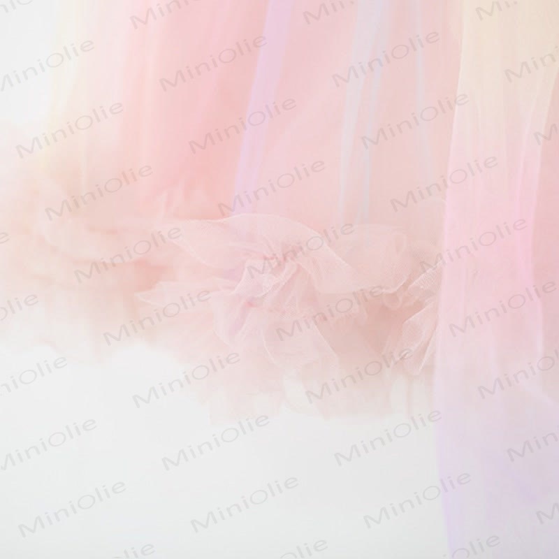 Toddler Glitter Bow Mesh Charming Dress - image 9