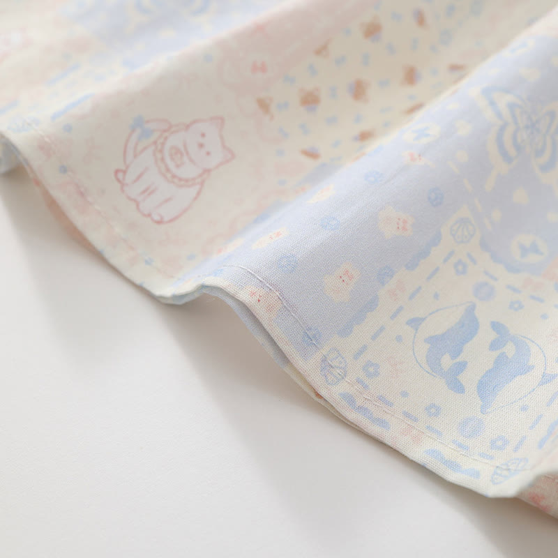 Toddler Lovely Animal Cat Plaid Dress - image 11